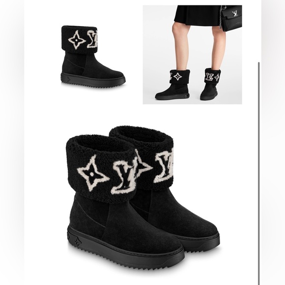 LV Louis Vuitton snowdrop flat ankle boot - Picture 1 of 4